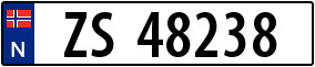Truck License Plate